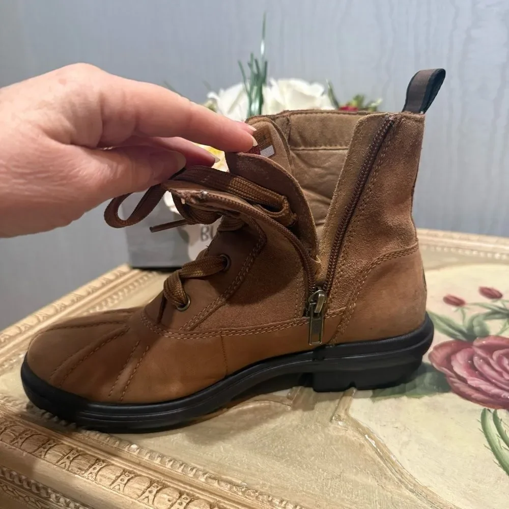 Ugg Hapsburg Duck Boots Chestnut 1120785 Sz 6